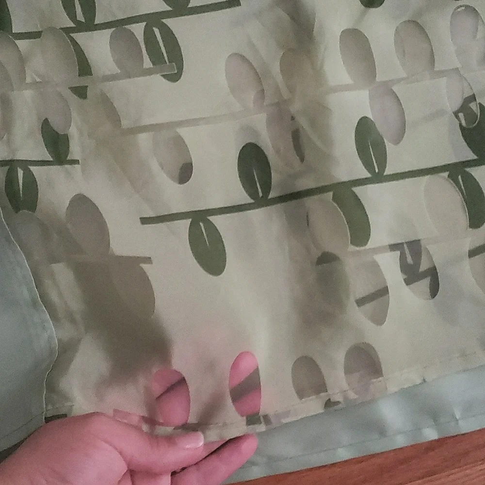Mint Shower Curtain
